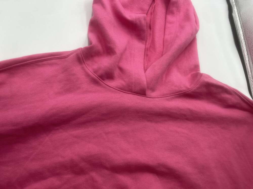 Old Navy Women's Cropped Pullover Hoodie in Pink, Size XL - Picture 4 of 6